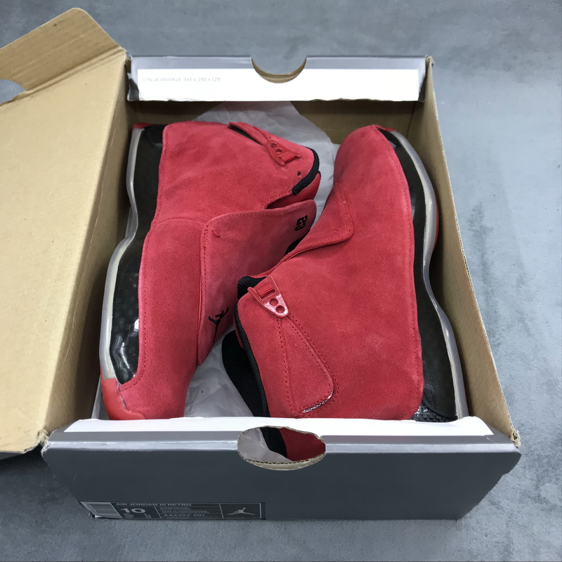 Authentic Air Jordan 18 Gym Red